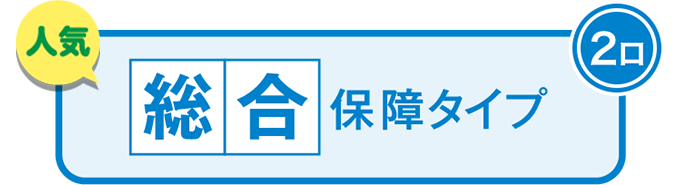 こくみん共済 coop の総合保障タイプ2口