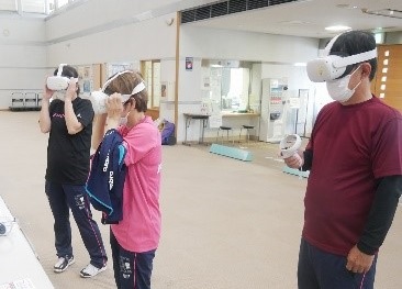 VRで災害体験 VRで災害体験