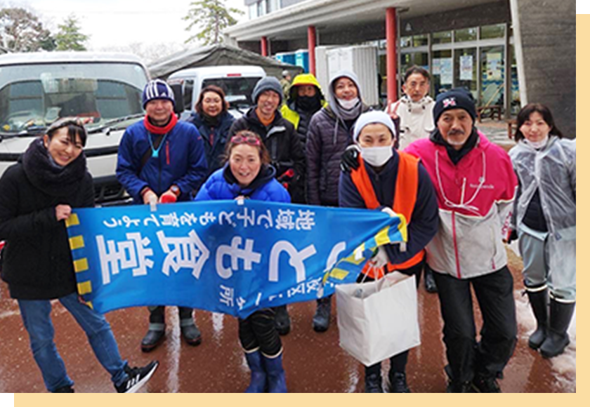 能登で支援活動をする方々