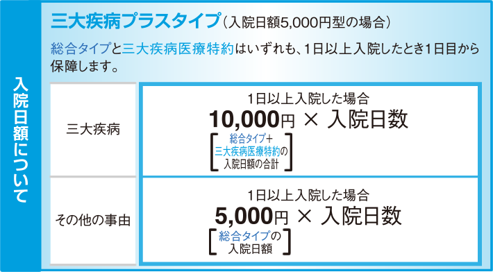 入院日額について