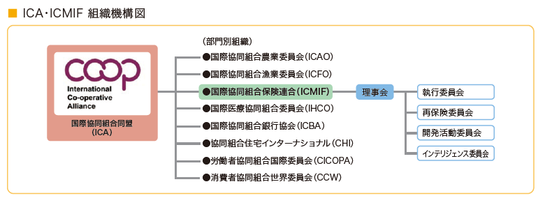 ICA・ICMIF組織機構図