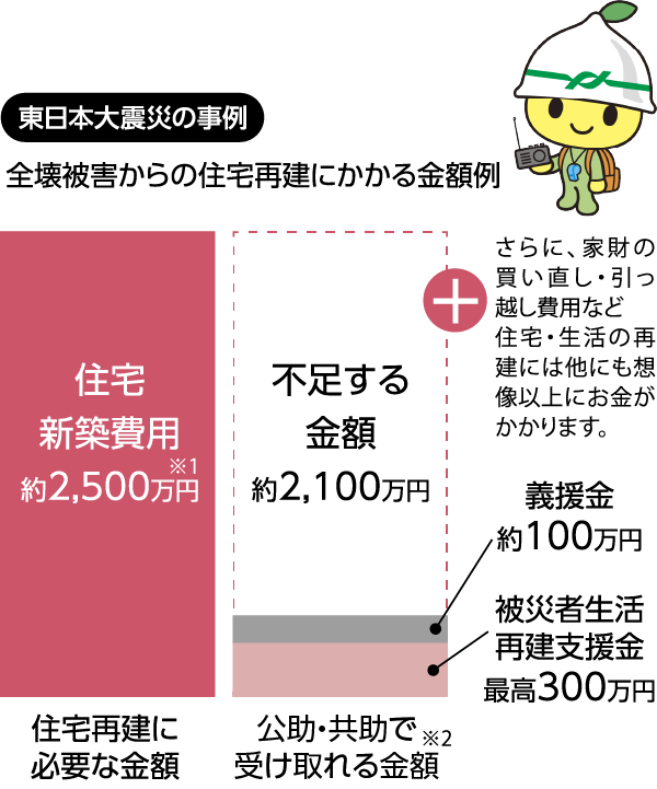 東日本大震災の事例