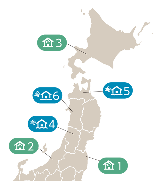 ここ数年に発生した大規模地震