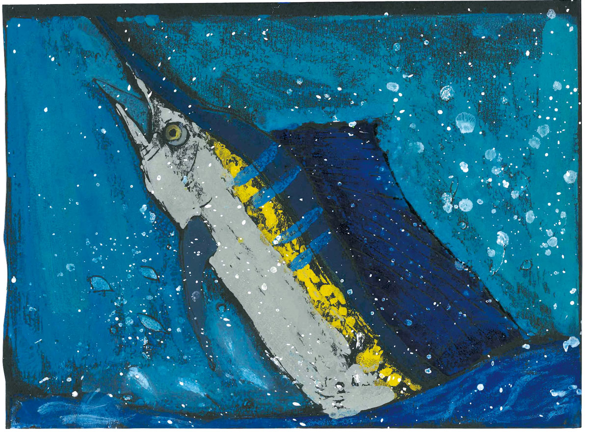 6年生　亀井　歩佳 「水しぶきを上げて…」