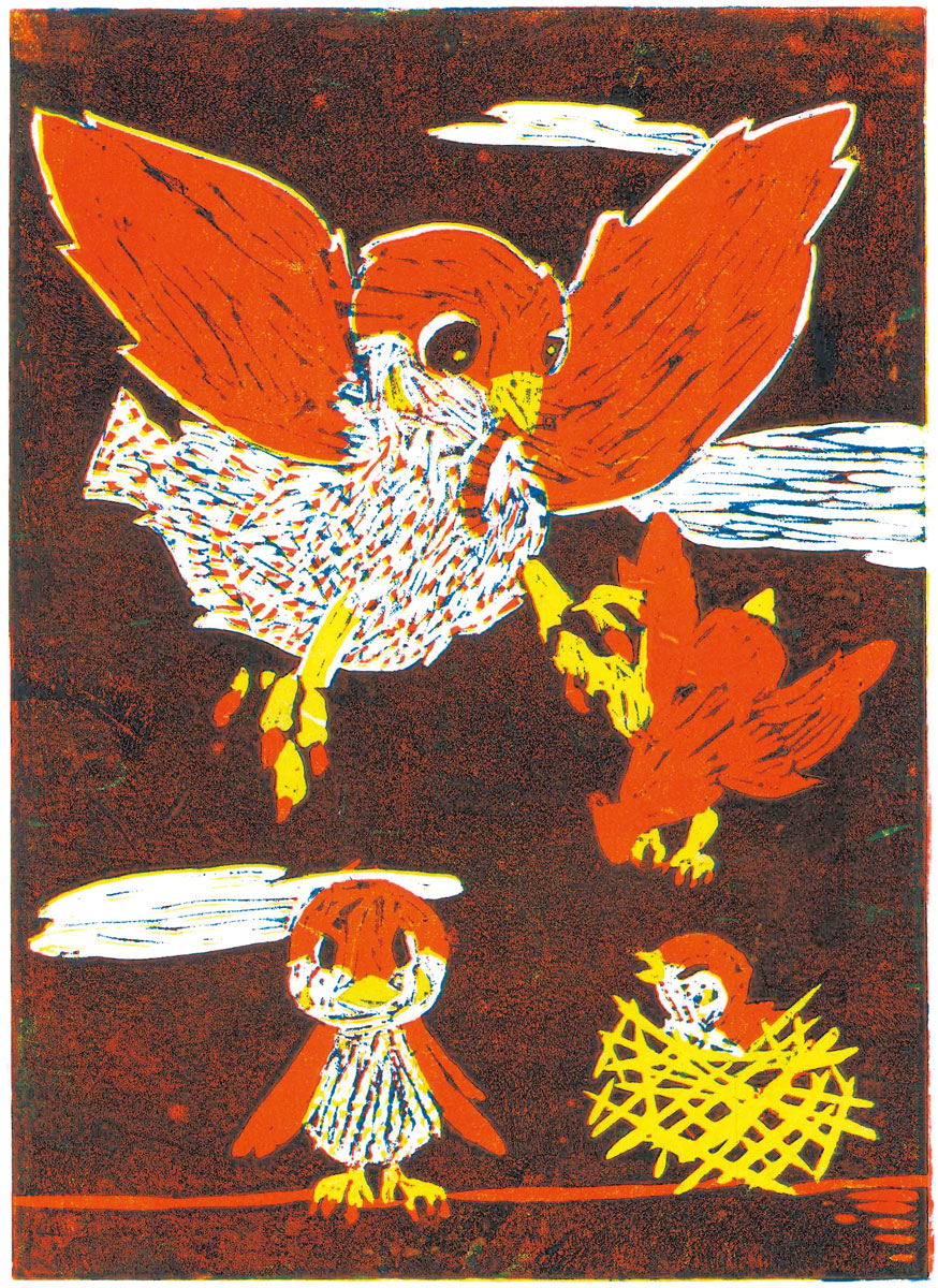 5年生　吉田　詩生 「大きいすずめは優秀さん」