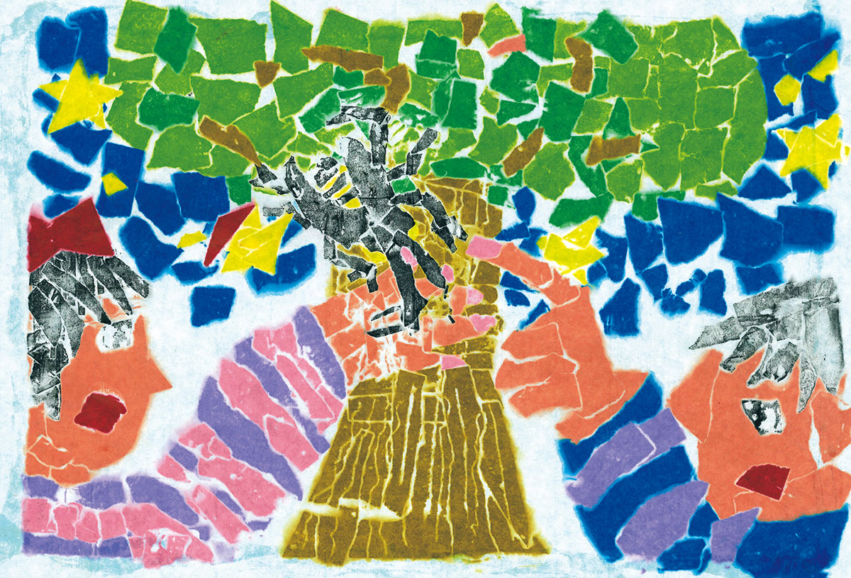 2年生 𠮷川 一花さん「カブトの森で出会ったよ！」