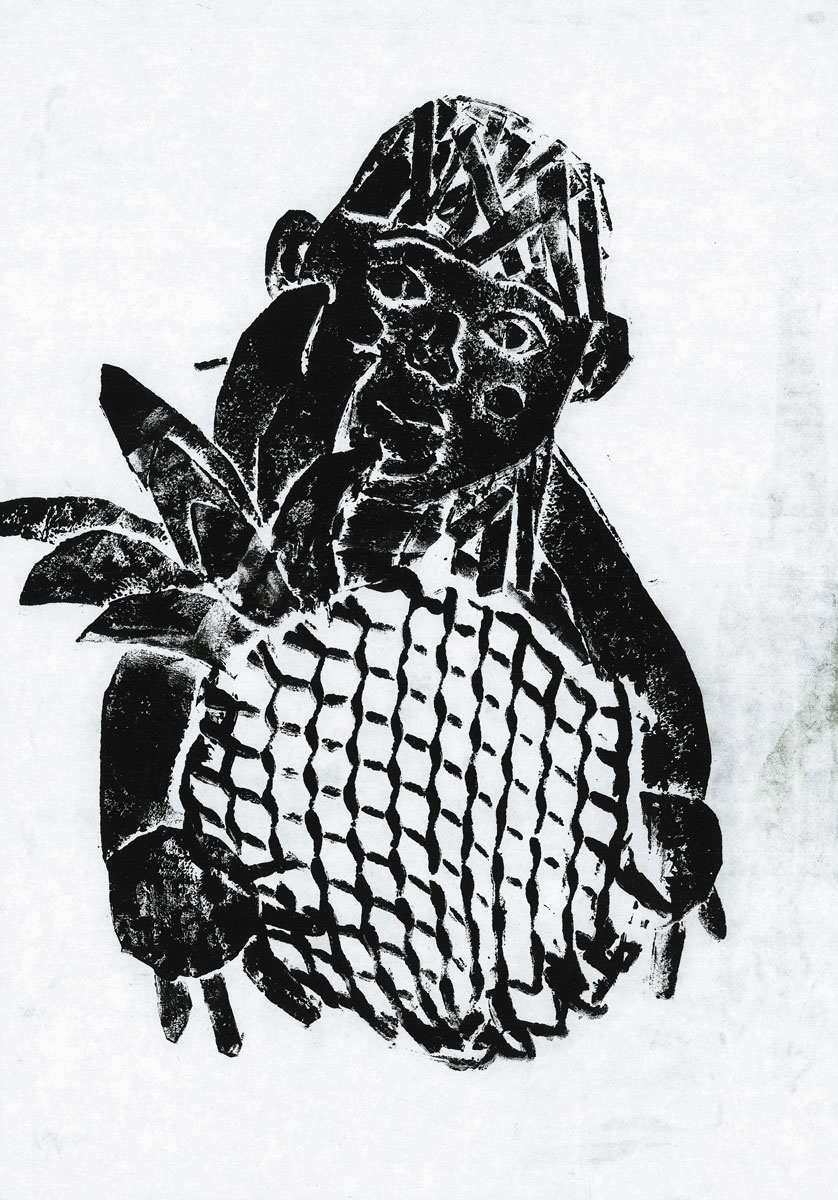 3年生 小松 杏奈さん「大きなパイナップル」