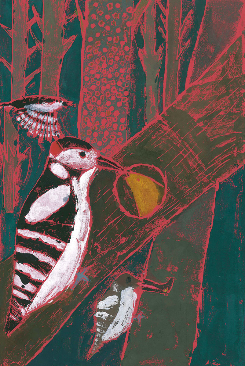 4年生 萩原 颯大さん「キツツキの暮らし」