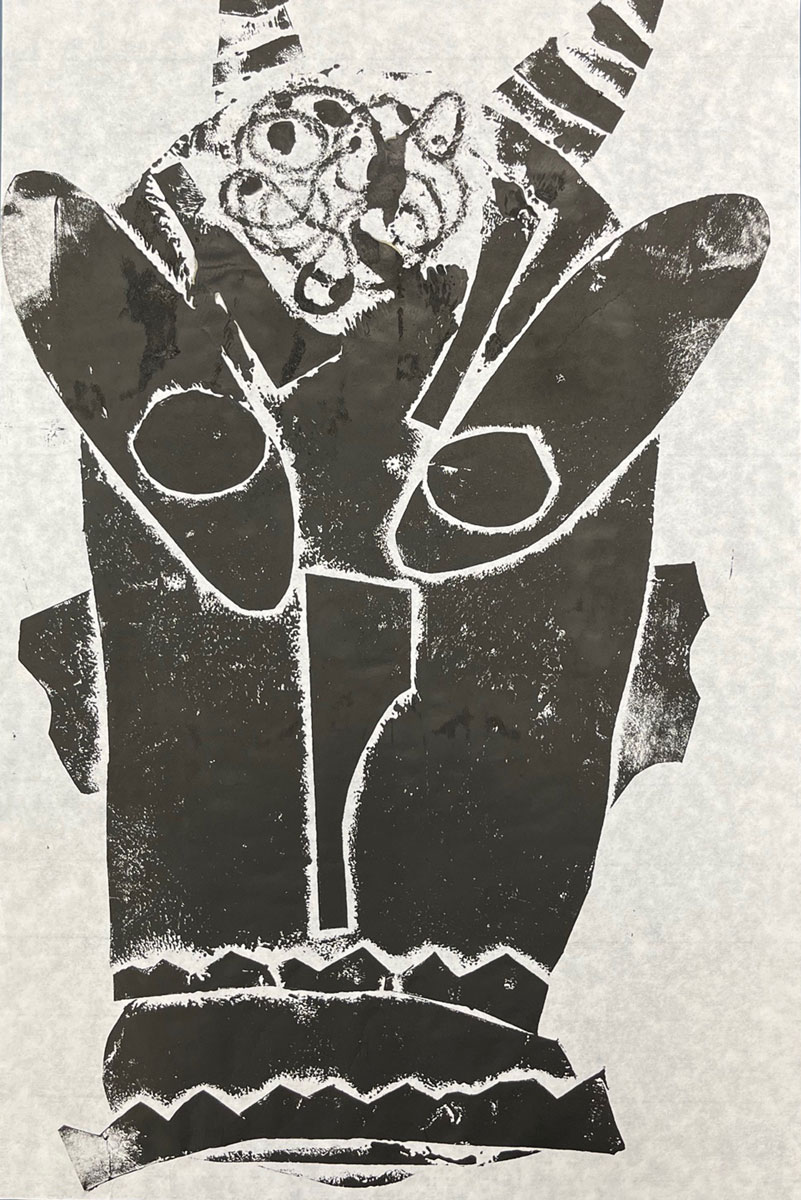 1年生 川野 蓮さん「こわいおに」