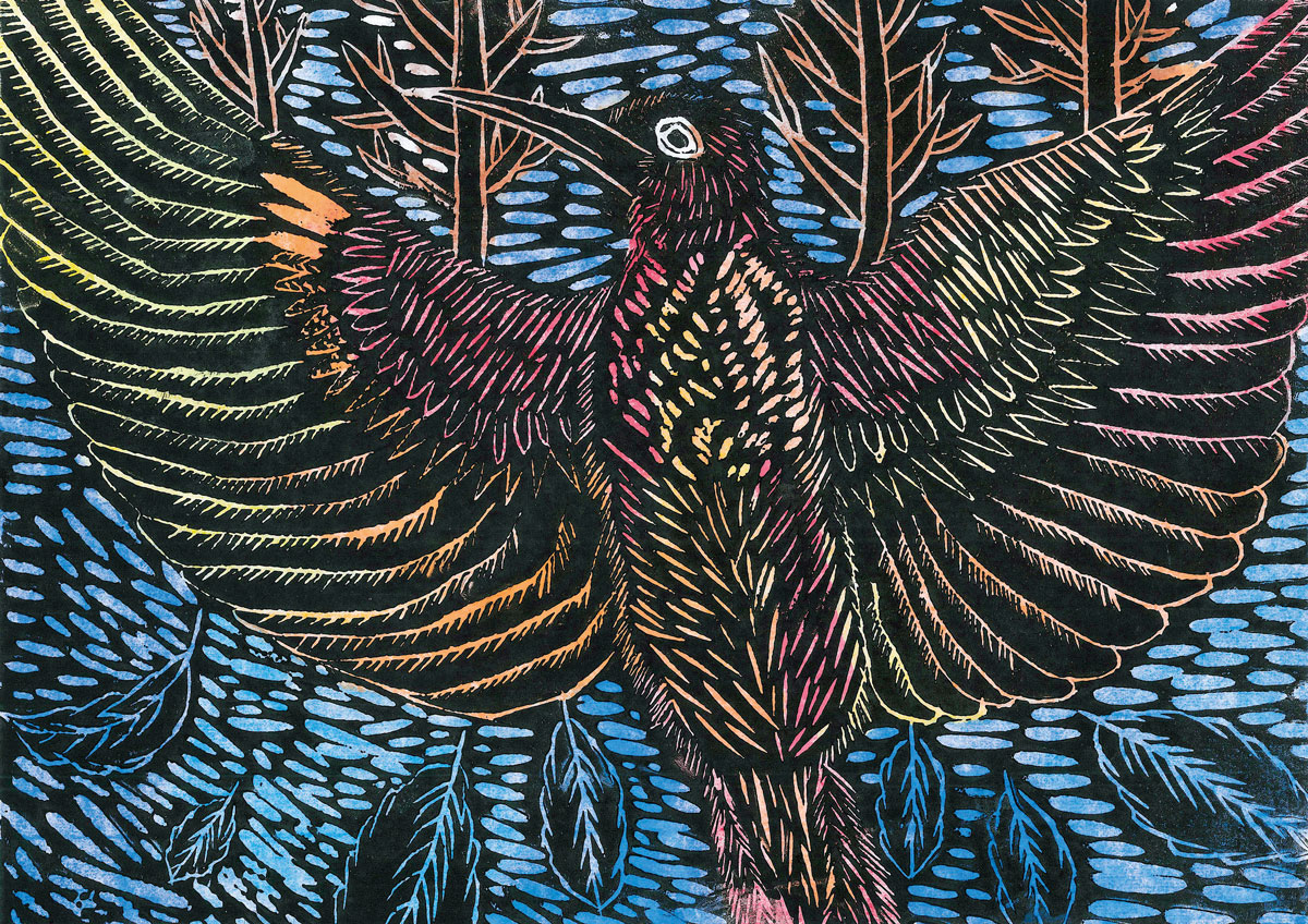 4年生 保 美幸さん「冬の空にはばたくまぼろしの鳥」