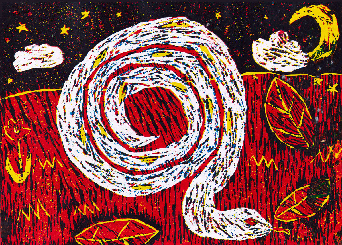 3年生 加藤 光莉さん「しろへびの庭」