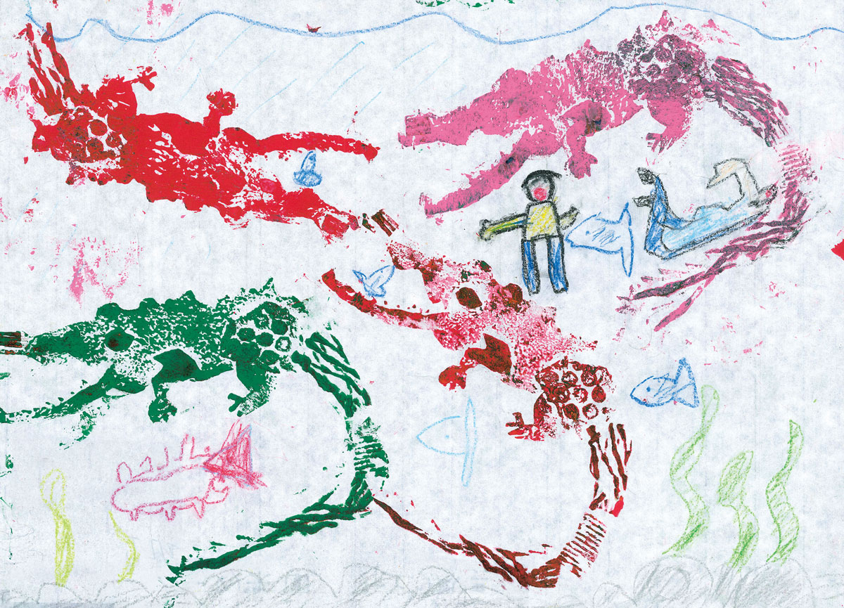 3年生 井上 颯真さん「ワニの楽園」