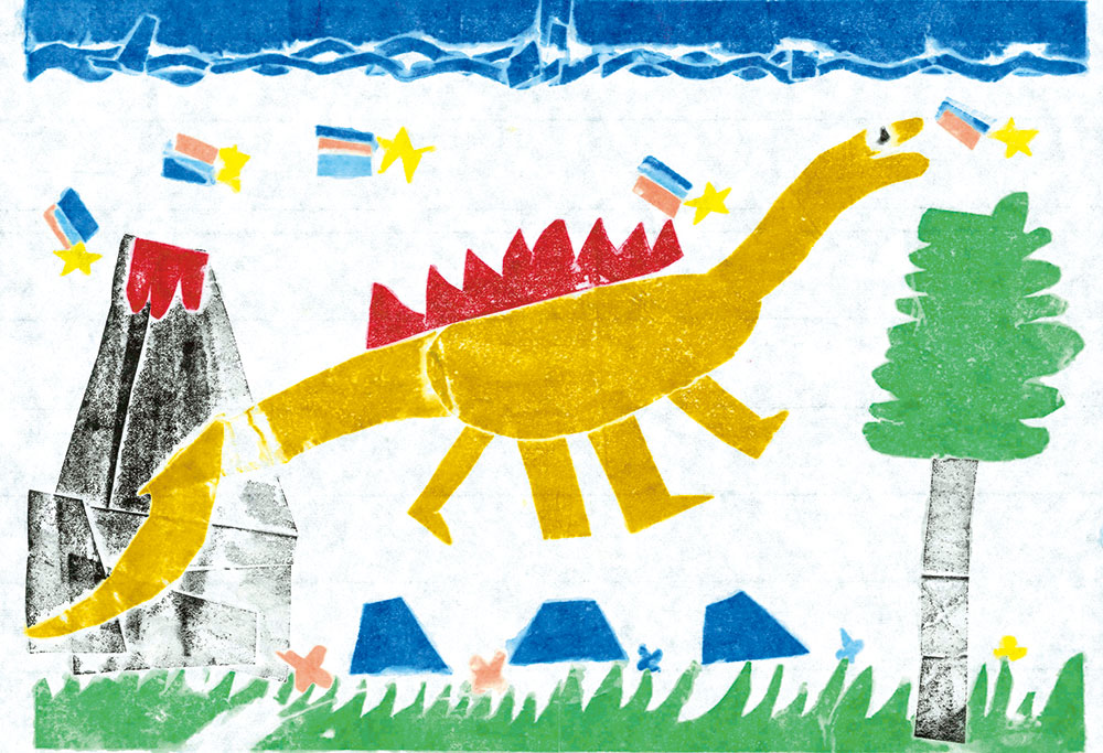 1年生 藤田 悠嗣さん「よみちをあるく　きょうりゅう」