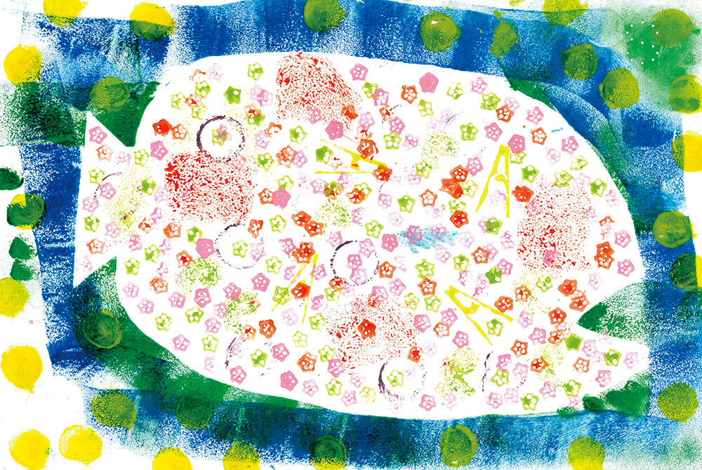 1年生 大塚 千楓さん「かわいいさかな」