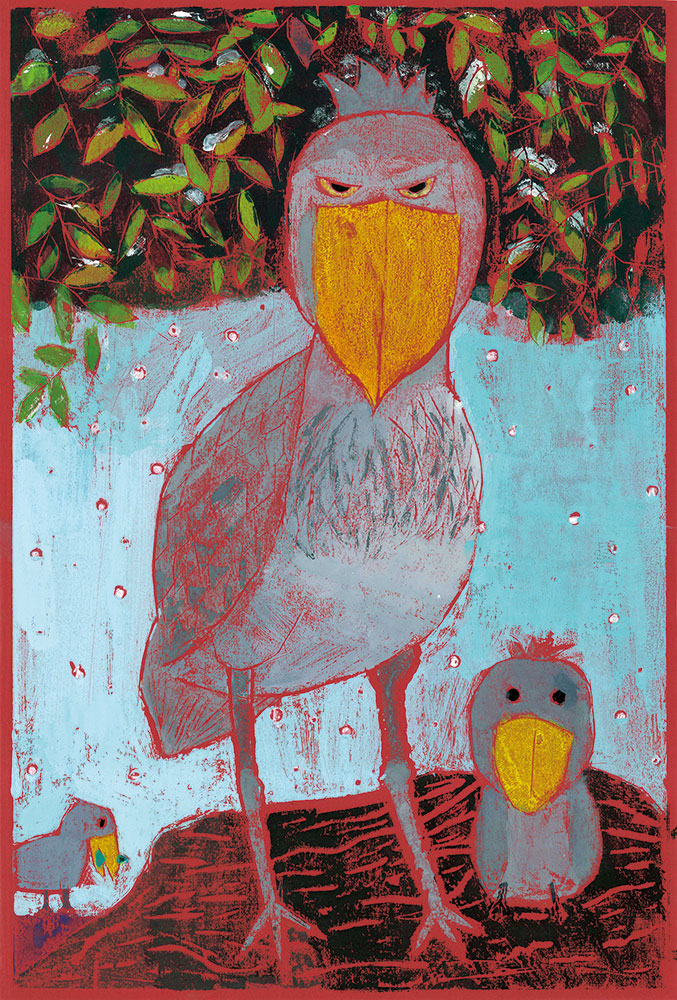 6年生 萩原 颯大さん「静かなる視線」