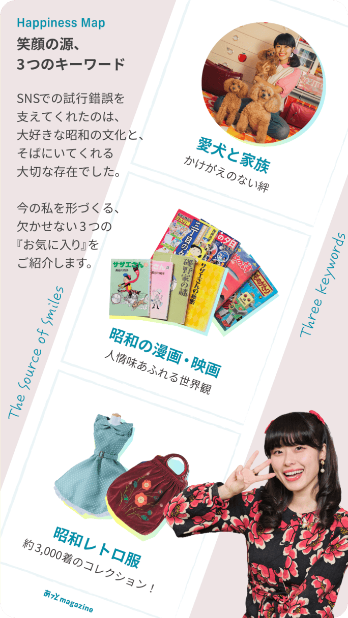 Happiness Map 笑顔の源、3つのキーワード