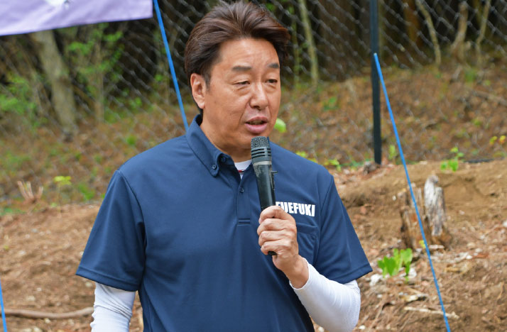 笛吹市の山下市長によるご挨拶