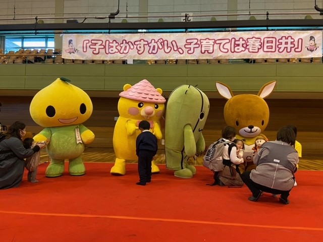 ピットくんと一緒に撮影会